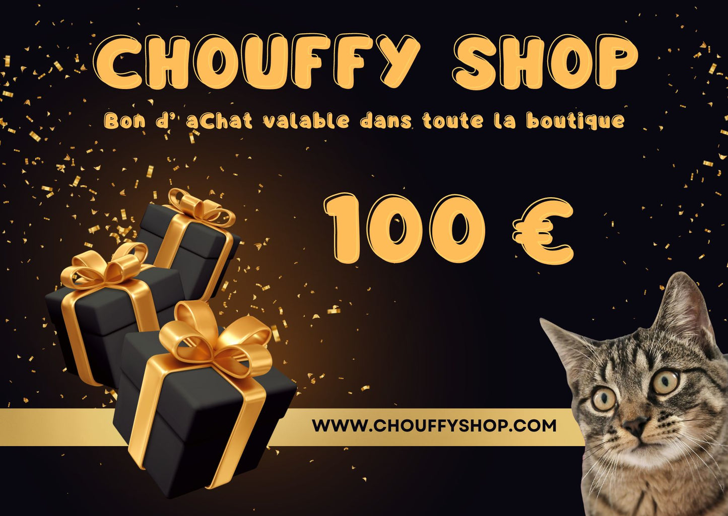 💳 E CARTE CADEAU CHOUFFY SHOP 😻 🐾