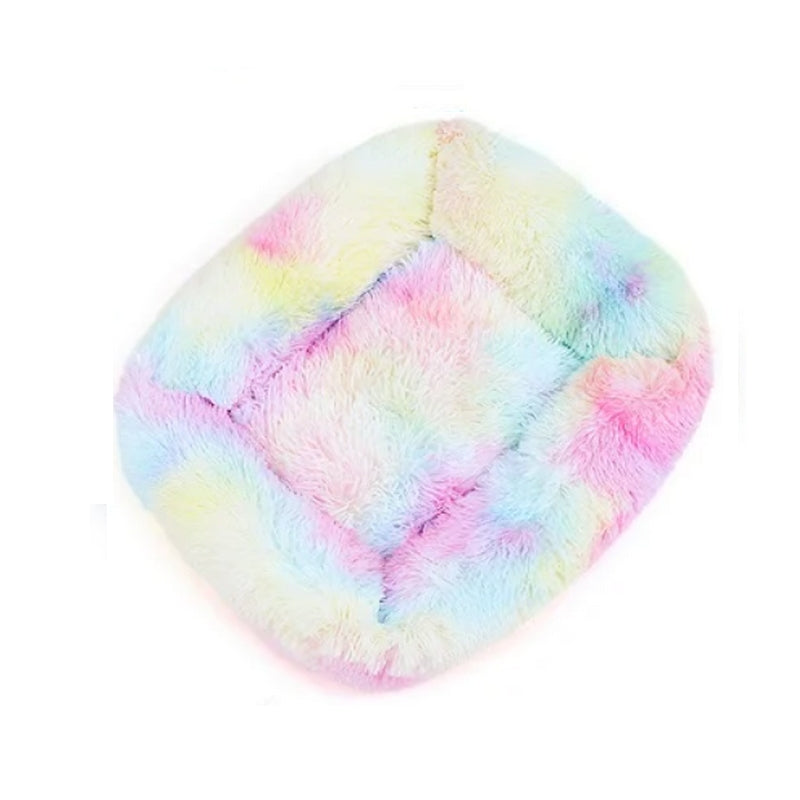 Panier lit rectangulaire pour chat en peluche FLUFFY BED 14 modèles au choix 💤😻