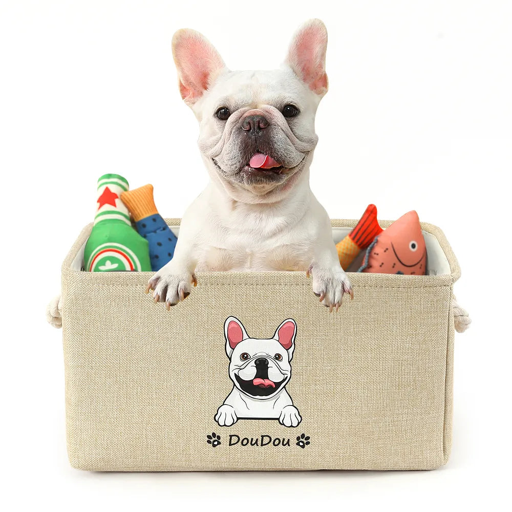 Panier de rangement personnalisé CHOUFFY BAG : rangez et transportez 👝😻