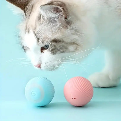 Balle interactive électronique Crazy Ball. Divertissement ultime pour tigre de salon  😹 🌐