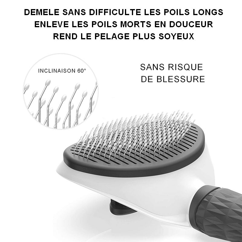 Brosse pour chat poils longs