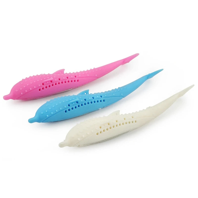 Brosse à dents pour chat DOLPHIN BRUSH jouet à mâcher 🐬🦷