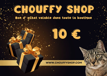 💳  E CARTE CADEAU CHOUFFY SHOP  😻 🐾