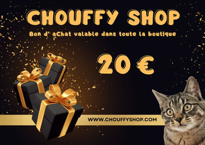 💳  E CARTE CADEAU CHOUFFY SHOP  😻 🐾