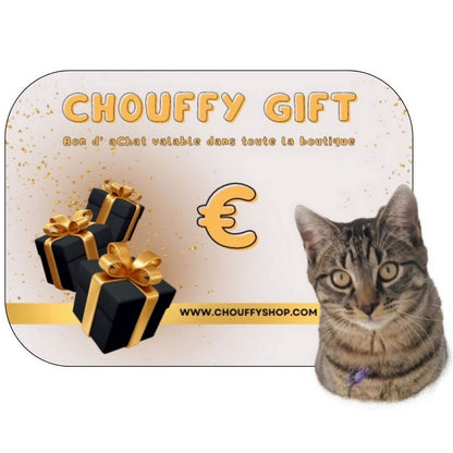 💳  E CARTE CADEAU CHOUFFY SHOP  😻 🐾