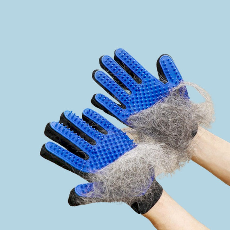 Gant de toilettage et de massage pour chat Kitty Glove 🤍 Moins de poils, plus de caresses en un seul geste !  🤚✋