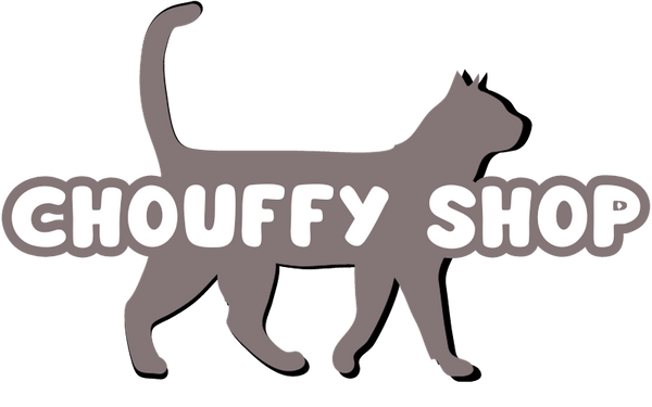 Logo de la boutique de produits de bien-être pour chat de CHOUFFY SHOP