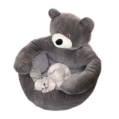 Panier lit ourson POUF BEAR : dormir en sécurité dans les bras de nounours. Trop mignon 🧸💤