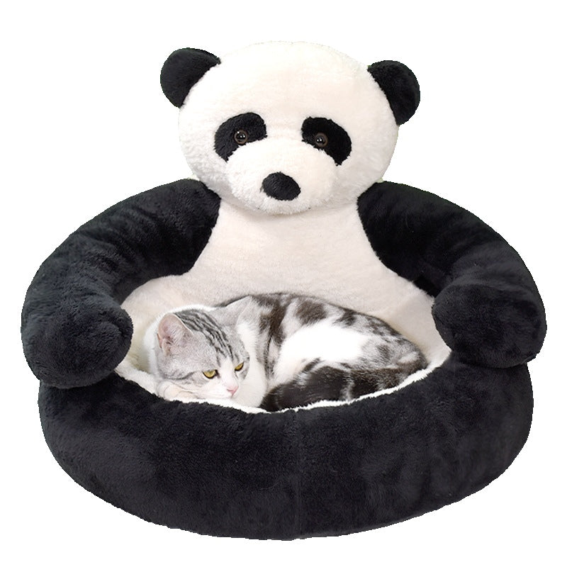 Panier lit PANDA CUTE Votre minou va craquer pour cet adorable Panda !  🤍🐼