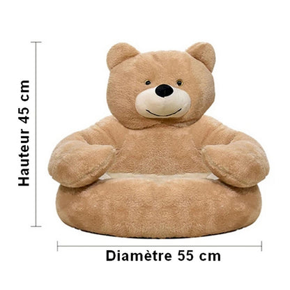 Panier lit ourson POUF BEAR : dormir en sécurité dans les bras de nounours. Trop mignon 🧸💤