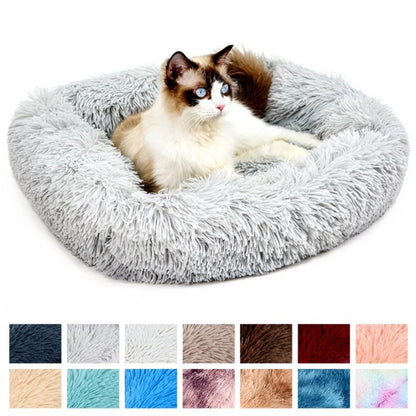 Panier lit rectangulaire pour chat en peluche FLUFFY BED 14 modèles au choix 💤😻