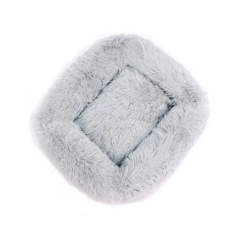 Panier lit rectangulaire pour chat en peluche FLUFFY BED 14 modèles au choix 💤😻