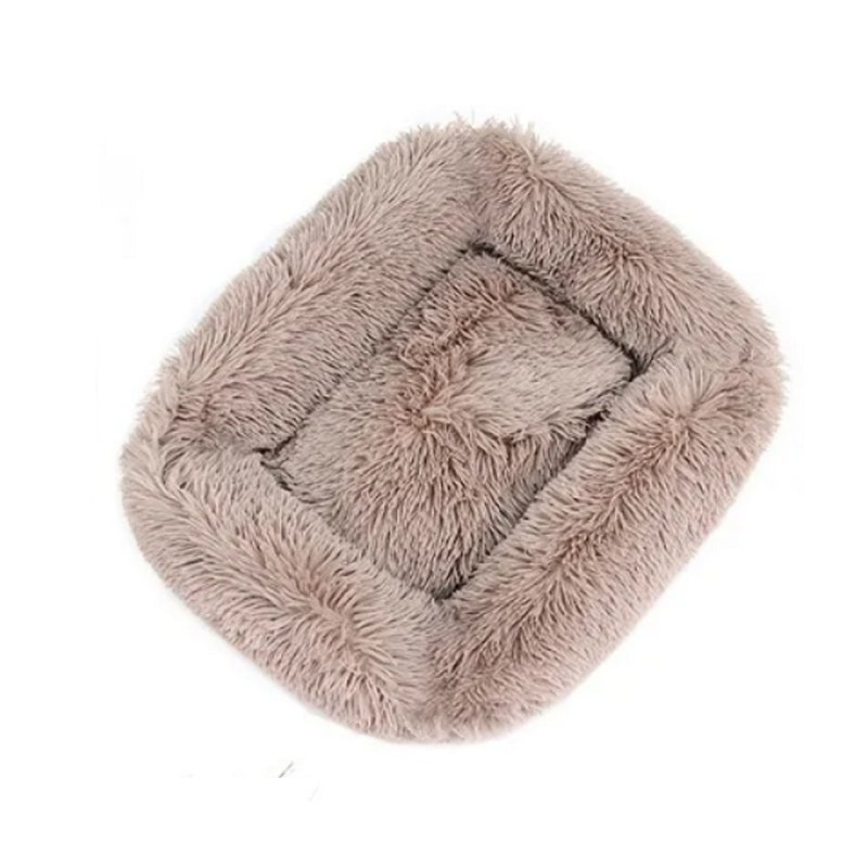 Panier lit rectangulaire pour chat en peluche FLUFFY BED 14 modèles au choix 💤😻