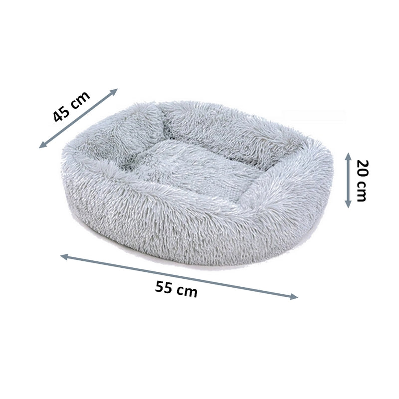 Panier lit rectangulaire pour chat en peluche FLUFFY BED 14 modèles au choix 💤😻