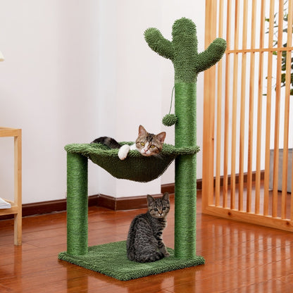 Arbre à chat cactus exotique SPIKY : dépaysement et farniente garantis 😻🌵