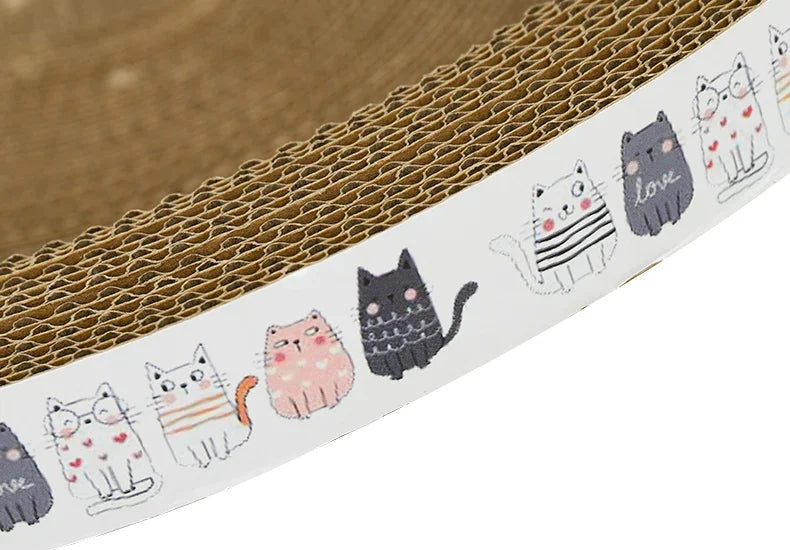 Planche à gratter griffoir en forme de panier lit pour chat BED SCRAPER 🛏️🐾