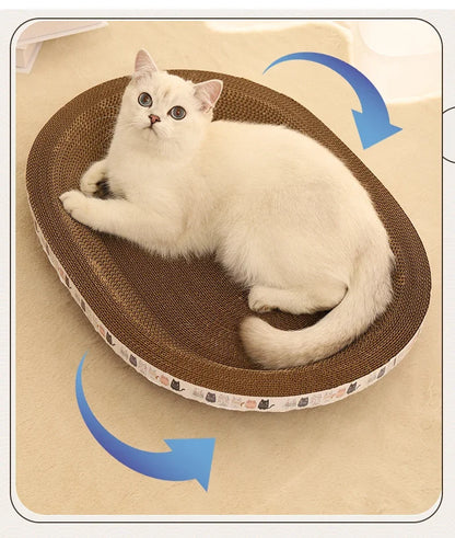 Planche à gratter griffoir en forme de panier lit pour chat BED SCRAPER 🛏️🐾