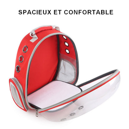 Sac à dos de transport Bulle pour chat CAPSULA 🧳🚀