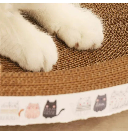 Planche à gratter griffoir en forme de panier lit pour chat BED SCRAPER 🛏️🐾