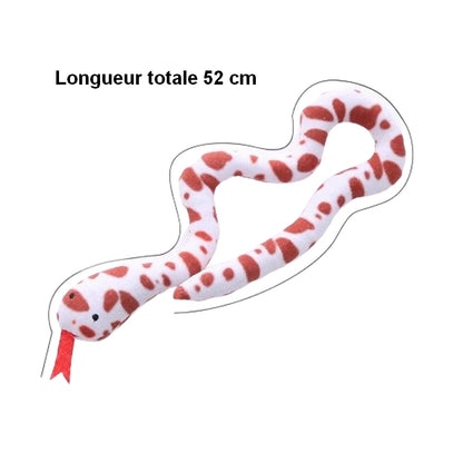 Jouet serpent en peluche pour chat COOL SNAKE à mâcher. Pour chasseur de salon 😻🐍