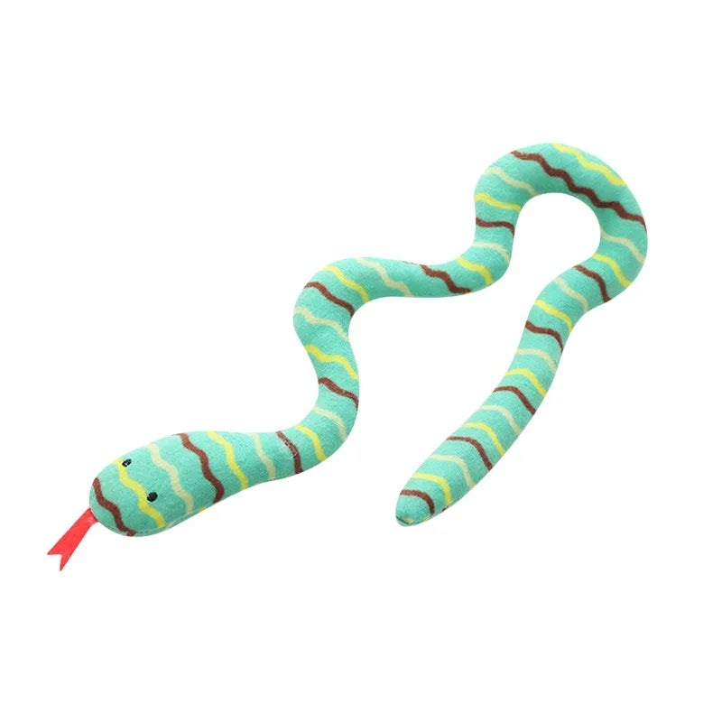 Jouet serpent en peluche pour chat COOL SNAKE à mâcher. Pour chasseur de salon 😻🐍