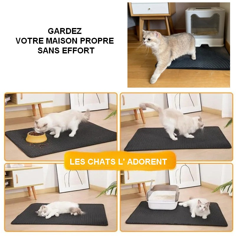 Tapis de litière pour chat MAGI CARPET Propreté et hygiène sans effort 🐾✨