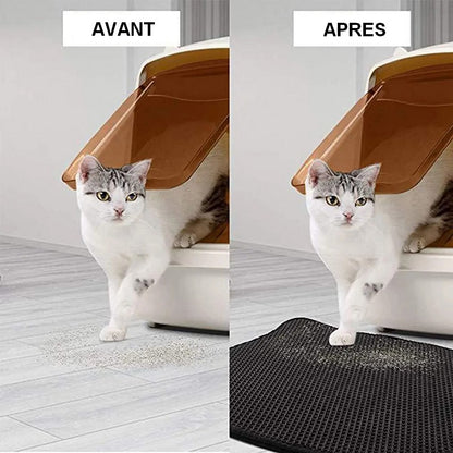 Tapis de litière pour chat MAGI CARPET Propreté et hygiène sans effort 🐾✨