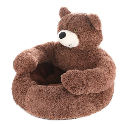 Panier lit ourson POUF BEAR : dormir en sécurité dans les bras de nounours. Trop mignon 🧸💤