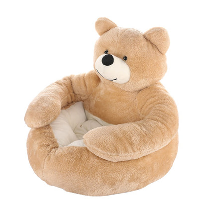 Panier lit ourson POUF BEAR : dormir en sécurité dans les bras de nounours. Trop mignon 🧸💤